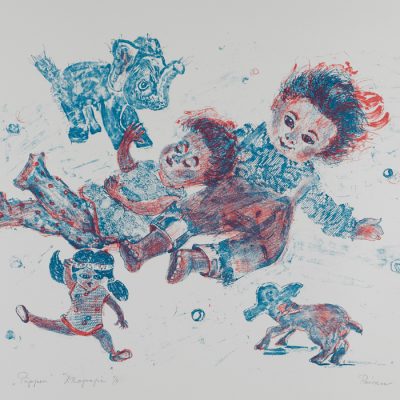 Puppen/Dolls 1975-1977 78x57 Lithography