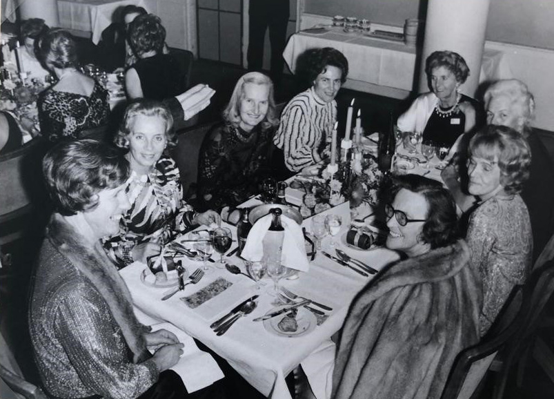 Alice (second from left) at ZONTA event in Basel, 1972